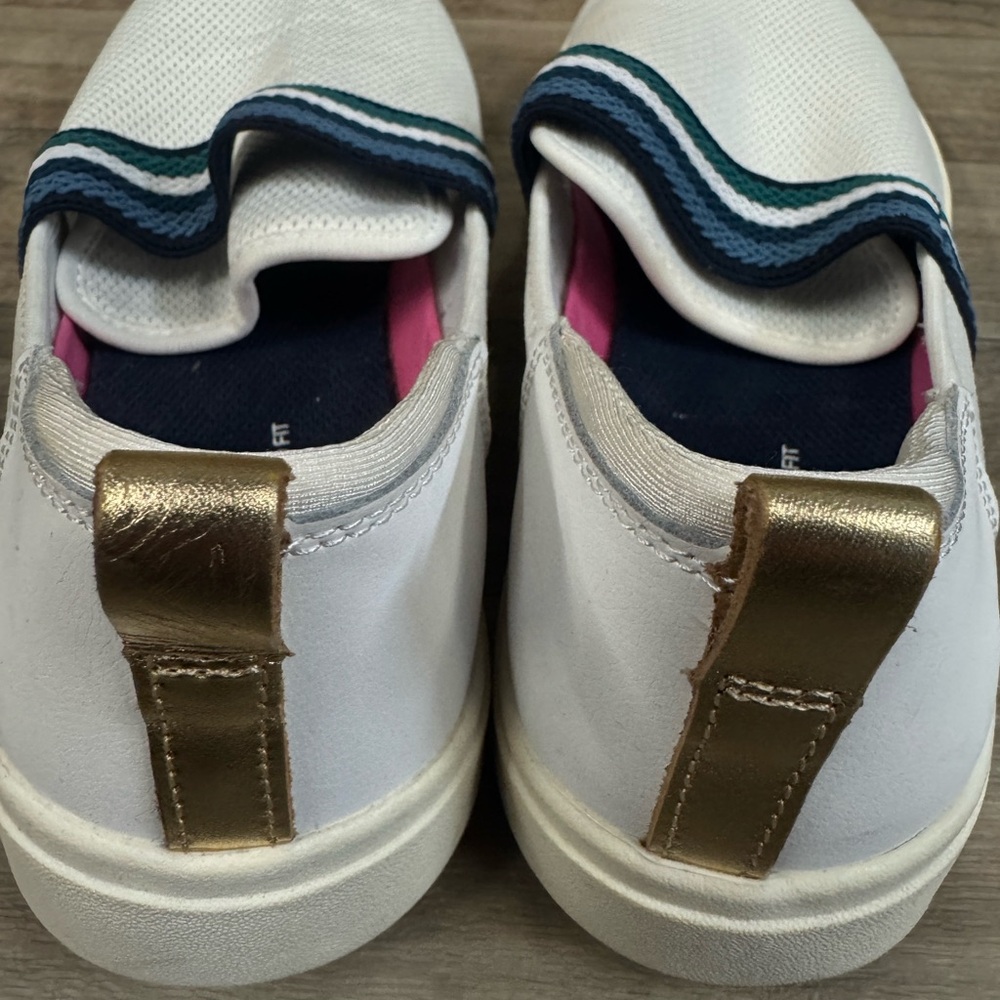 RYKA HAZE Surround Fit Slip-On Sneaker White Mesh/leather Striped Strap Sz 8.5 M - Picture 5 of 7